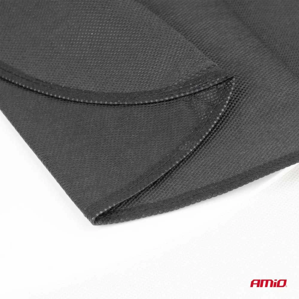 Priekinio stiklo apsauga nuo šalčio ir saulės 70x156 cm, juoda AMIO-01515