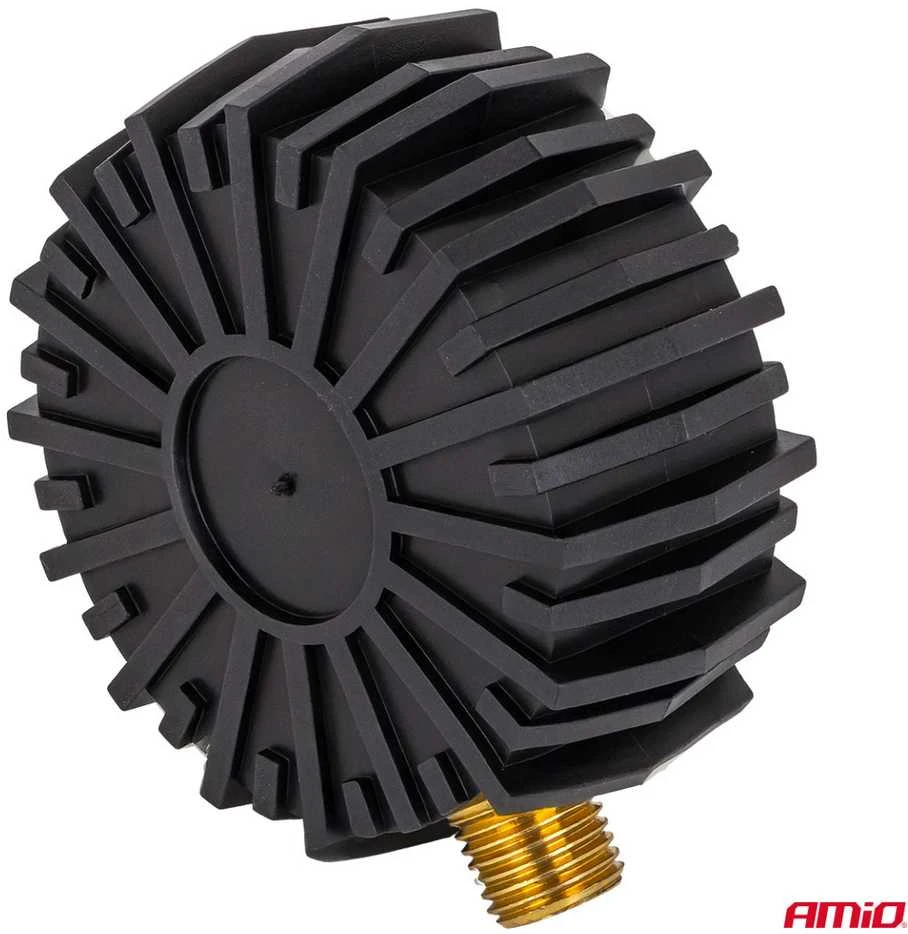 Mechaninis manometras su guminėmis apsaugomis 16 bar G 1/4″, AMIO-04467