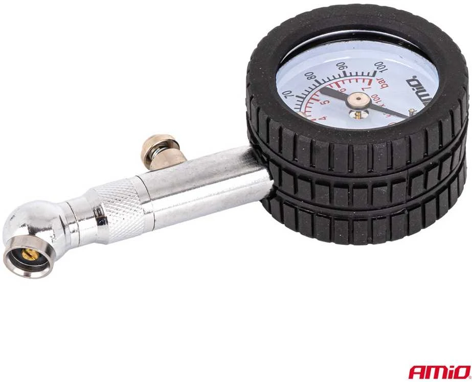 Mechaninis manometras su sukama galvute ir išleidimo vožtuvu 7 bar AMIO-04469