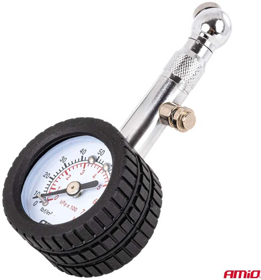 Mechaninis manometras su sukama galvute ir išleidimo vožtuvu 7 bar AMIO-04469