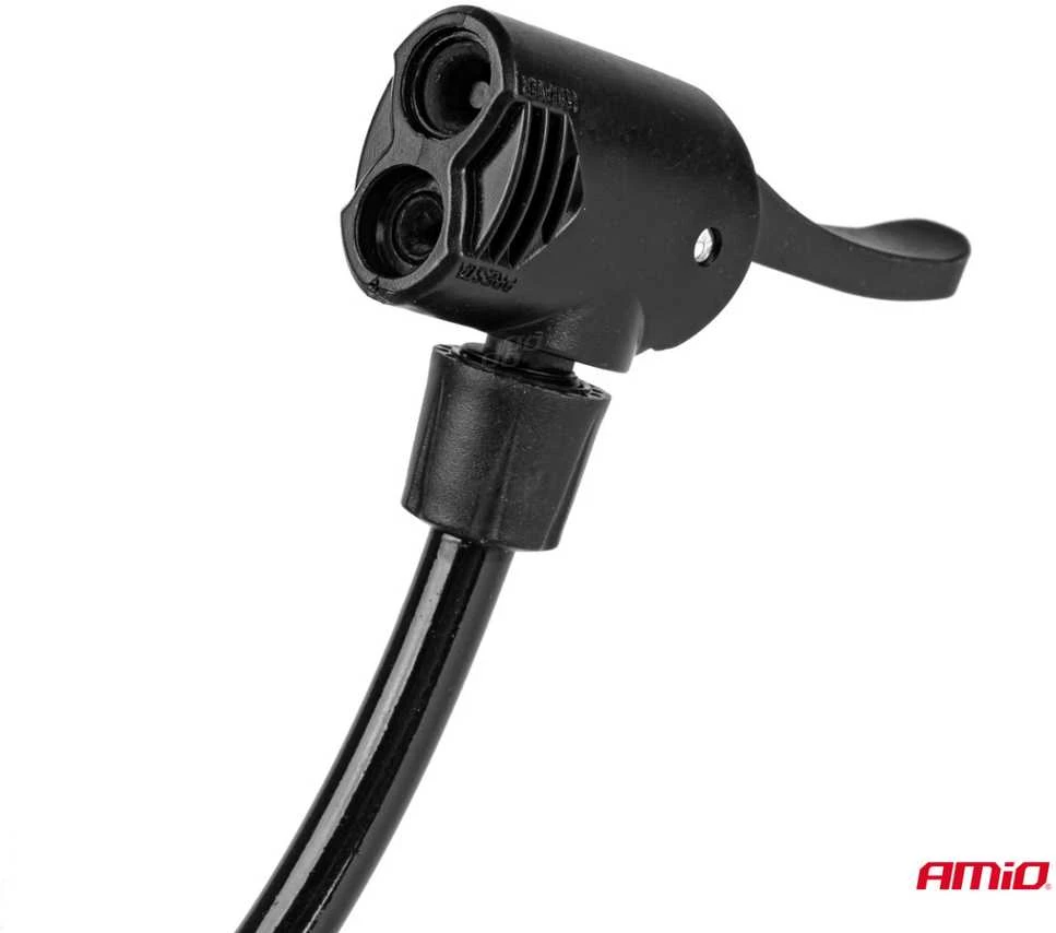 Metalinė rankinė pompa su manometru PU02, AMIO-02146