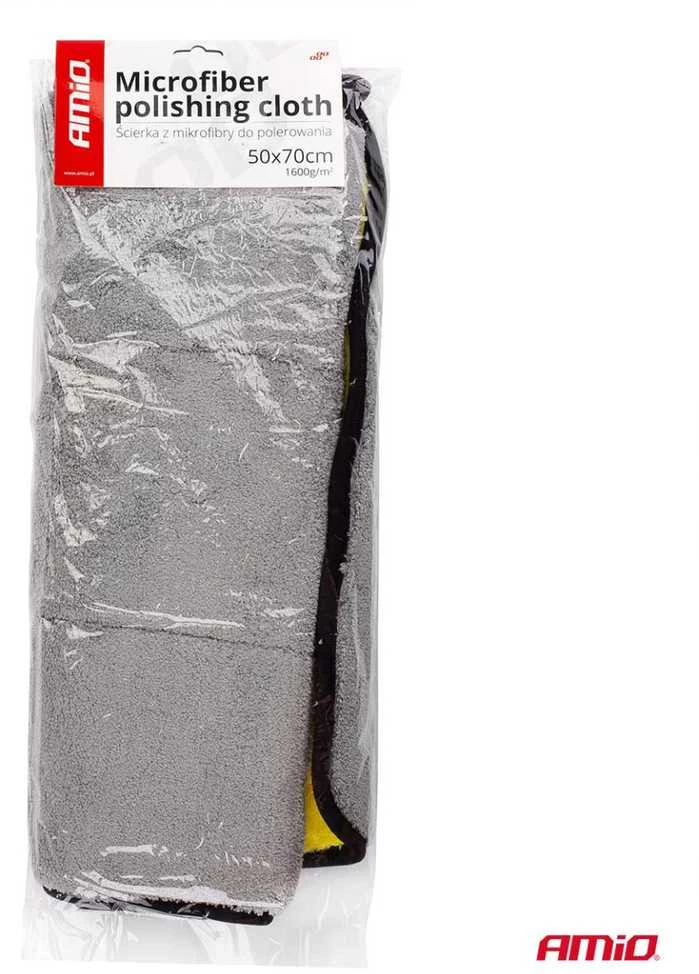 Mikropluošto poliravimo šluostė 50x70 cm 1600 g/m² AMIO-02869