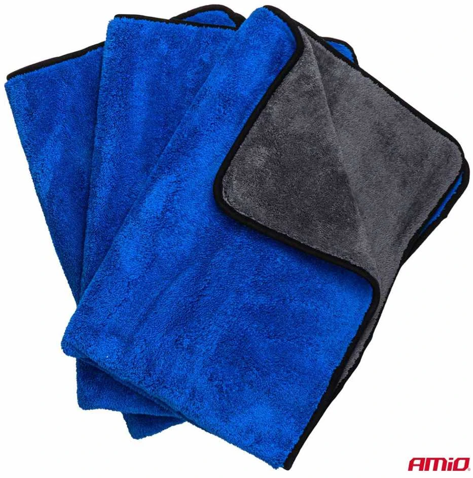 Mikropluošto rankšluosčių rinkinys 3 vnt. 800 GSM, 60×90 cm, AMIO-04487