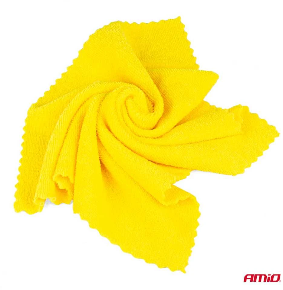 Mikropluošto šluosčių rinkinys, minkštos, 35 × 35 cm, 250 gsm, 12 vnt. AMIO-03971