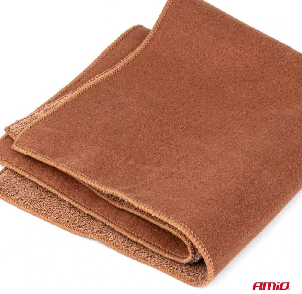 Mikropluošto šluostė 2in1 CORAL+SUEDE 30×30 cm, 500g/m², AMIO-03982