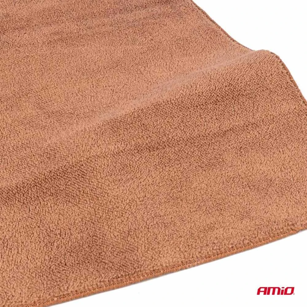 Mikropluošto šluostė 2in1 CORAL+SUEDE 30×30 cm, 500g/m², AMIO-03982
