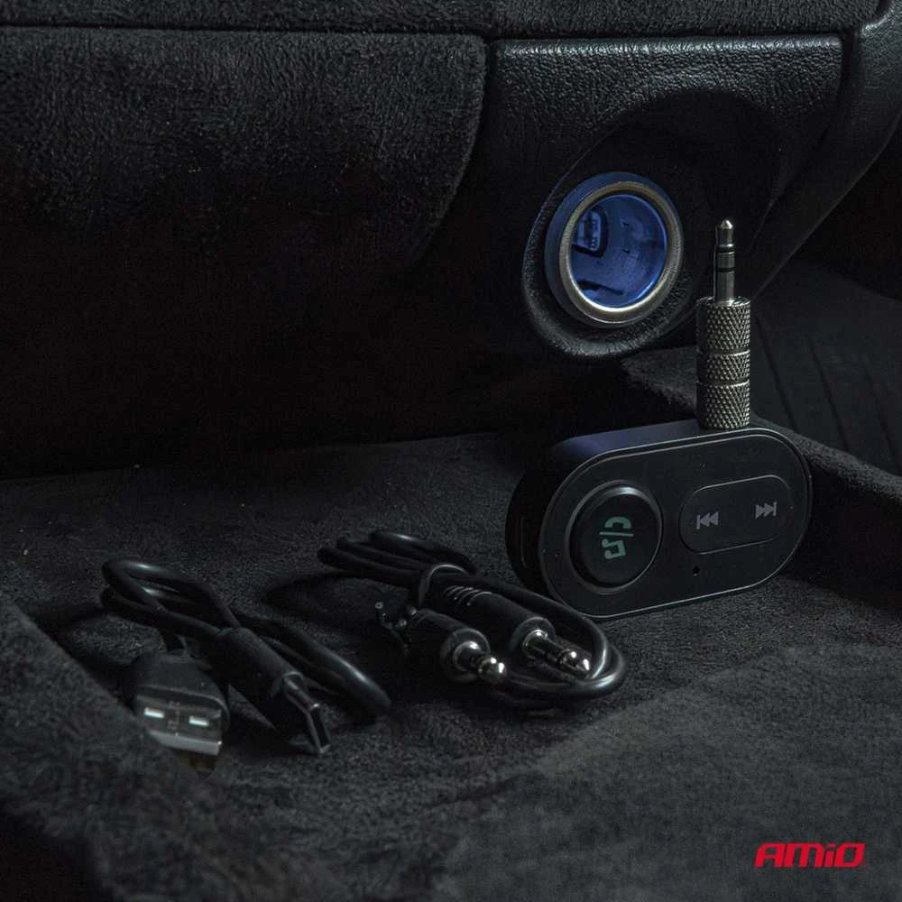 Bluetooth garso adapteris su 3.5mm jungtimi automobiliui