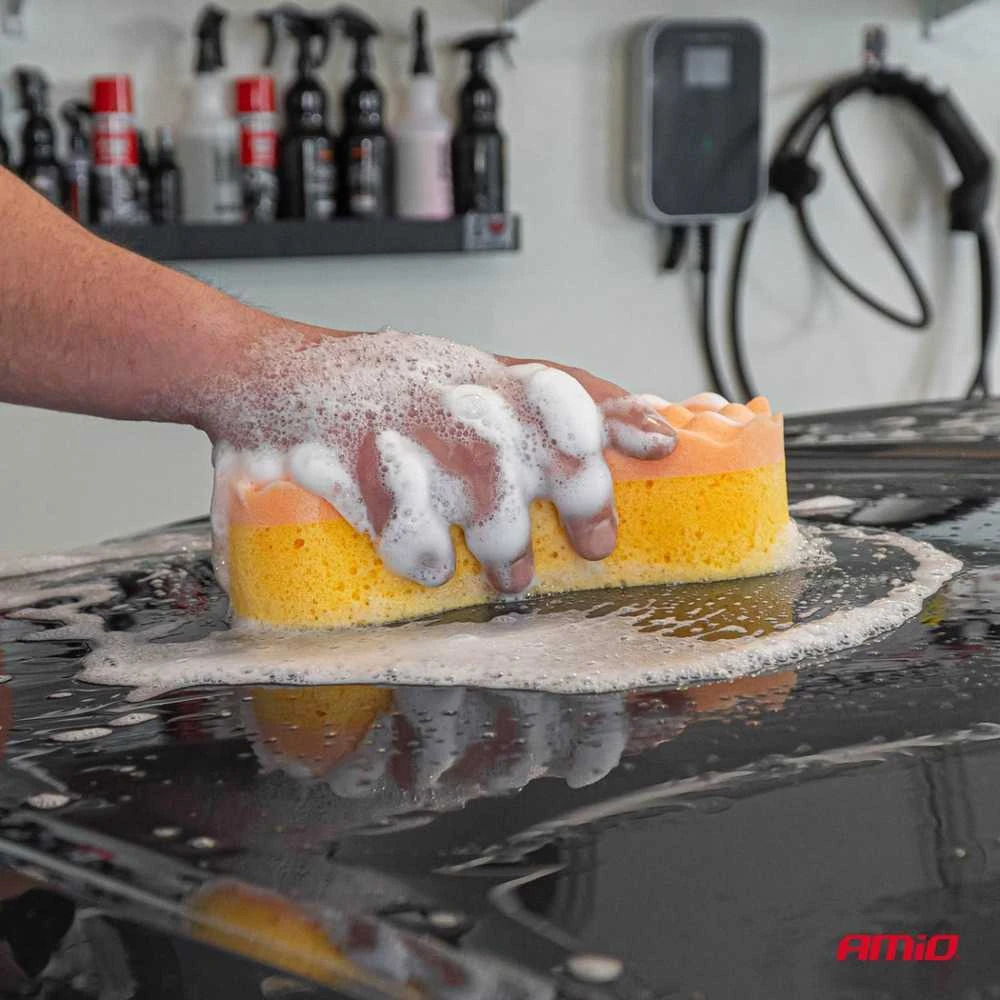Minkšta automobilio plovimo kempinė Easy-Grip, AMIO-03841