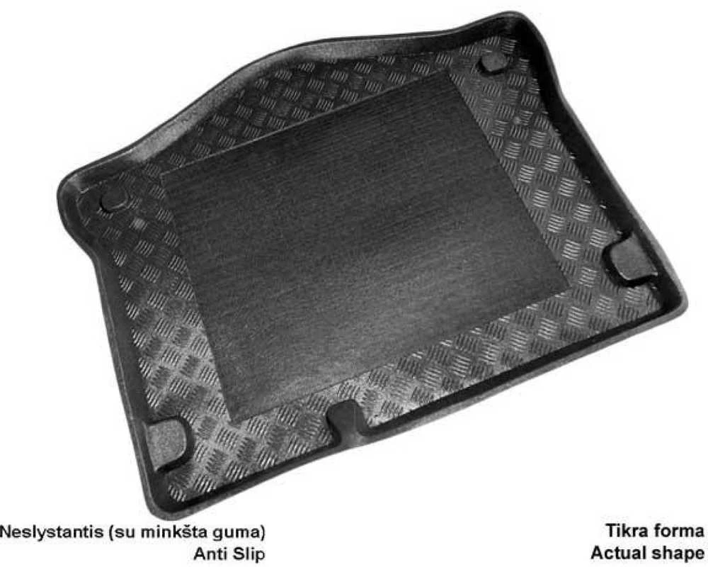 Mix Plast Plastikinis Bagažinės kilimėlis Ford Focus II hečbekas plonas atsarginis ratas bagažinėje 2005-2010m.