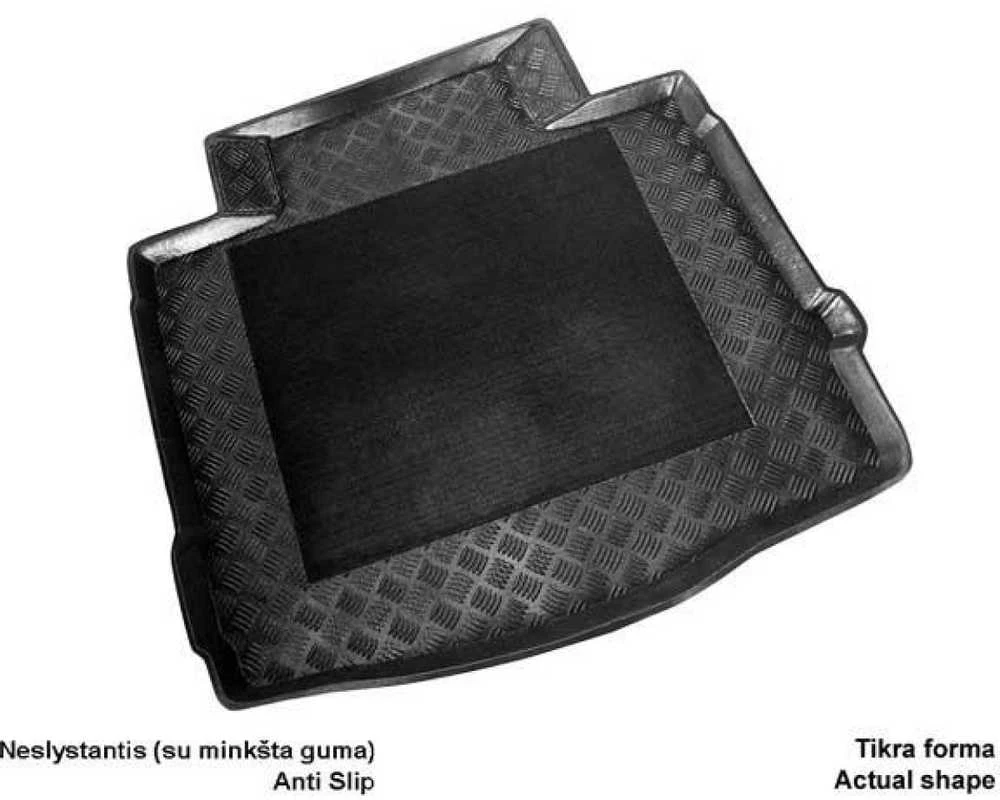 Mix Plast Plastikinis Bagažinės kilimėlis Opel Insignia hečbekas/sedanas 4/5d. (plonas atsarginis ratas bagažinėje) 2009-2013m.