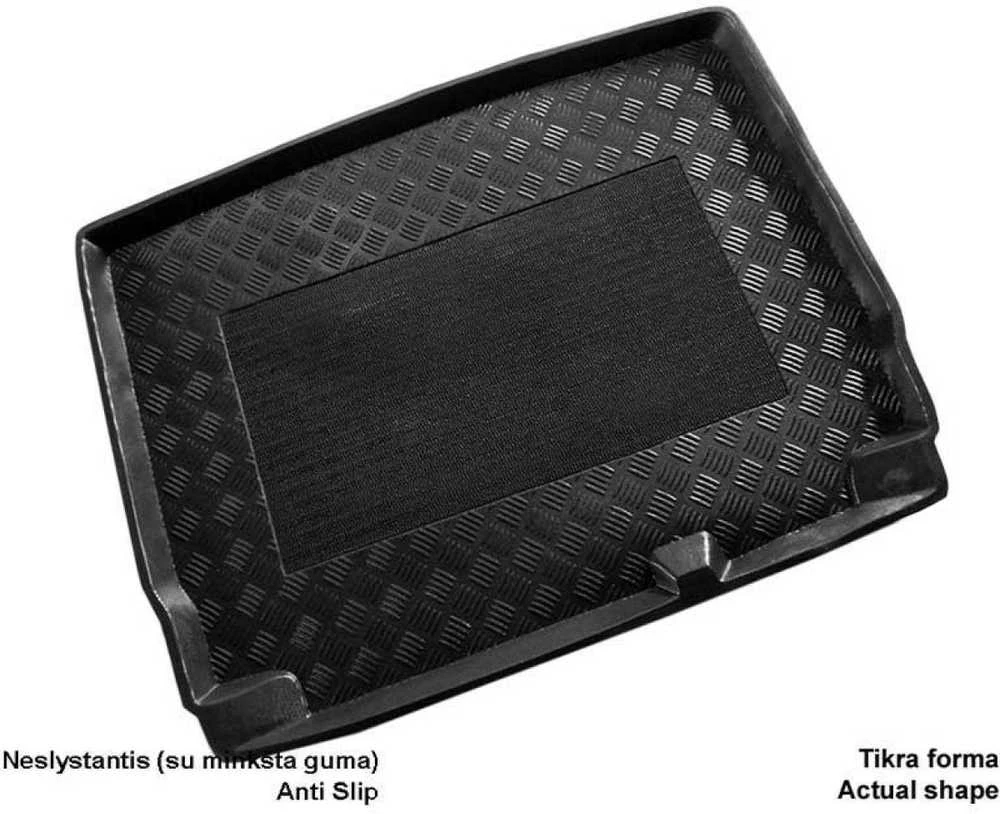 Mix Plast Plastikinis Bagažinės kilimėlis Volkswagen Golf V plonas atsarginis ratas bagažinėje 2003-2008m.