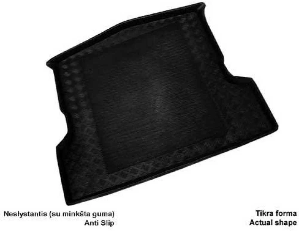Mix Plast Plastikinis Bagažinės kilimėlis Fiat Seicento VAN 1998-2010m.