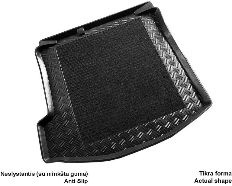 Mix Plast Plastikinis Bagažinės kilimėlis Volkswagen Bora 1999-2005m. / sedanas