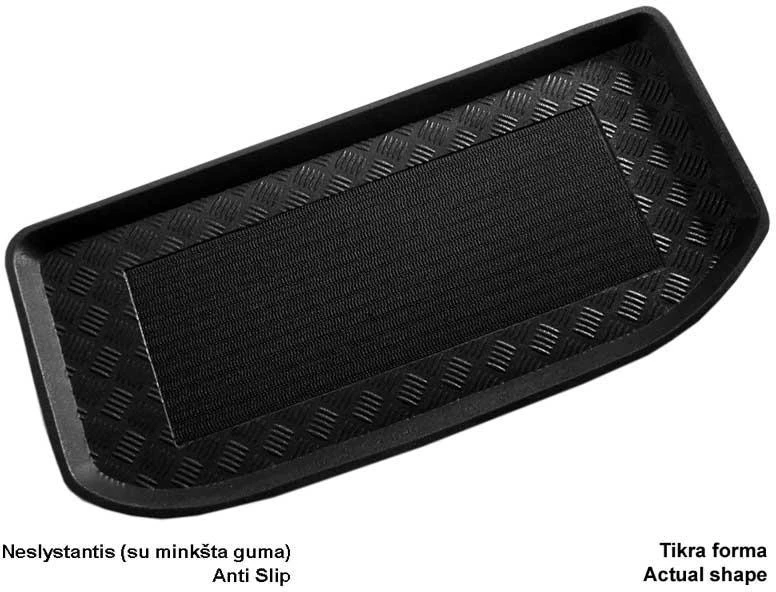 Mix Plast Plastikinis Bagažinės kilimėlis Volkswagen up! nuo 2011m. (viršutinė dalis)