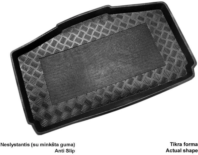 Mix Plast Plastikinis Bagažinės kilimėlis Suzuki Swift hečbekas 2008-2010m. (apatinė dalis)