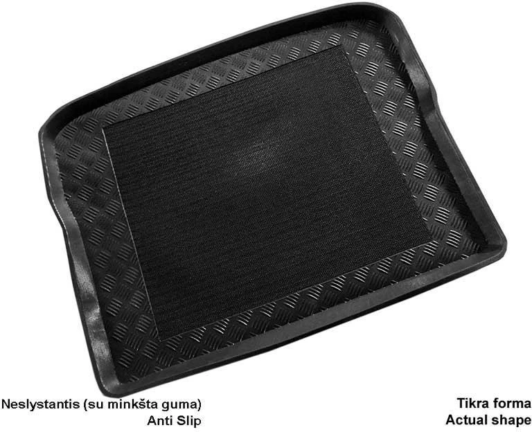 Mix Plast Plastikinis Bagažinės kilimėlis Volkswagen Tiguan 5 vietų 2007-2016m. (w. reg. tire)
