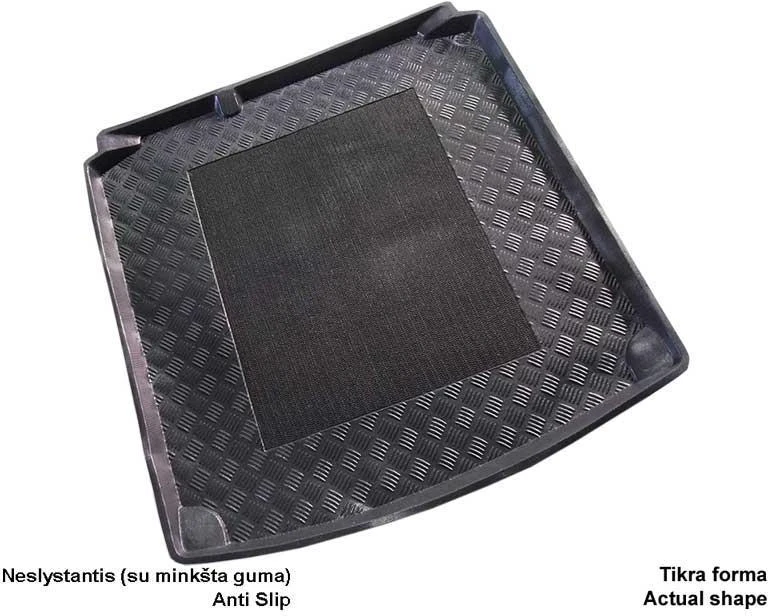 Mix Plast Plastikinis Bagažinės kilimėlis Volkswagen Jetta nuo 2011m.