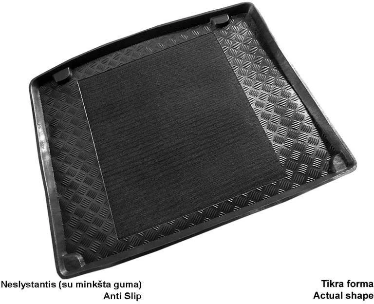 Mix Plast Plastikinis Bagažinės kilimėlis Volkswagen Caddy 5d. w grill nuo 2004-2020m.