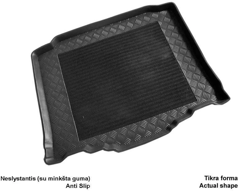 Mix Plast Plastikinis Bagažinės kilimėlis Skoda Roomster nuo 2006m.