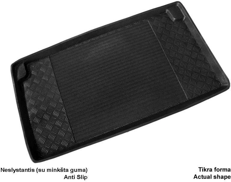 Mix Plast Plastikinis Bagažinės kilimėlis Volkswagen Caravelle T5 short nuo 2003m.