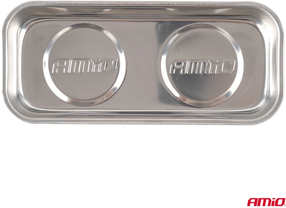 Nerūdijančio plieno magnetinis padėklas 150×65×27 mm AMIO-04917