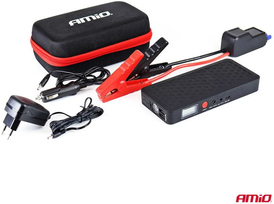 Nešiojamas užvedimo įrenginys / Powerbank 12V 4Ah 800A SJ02 AMIO-02524