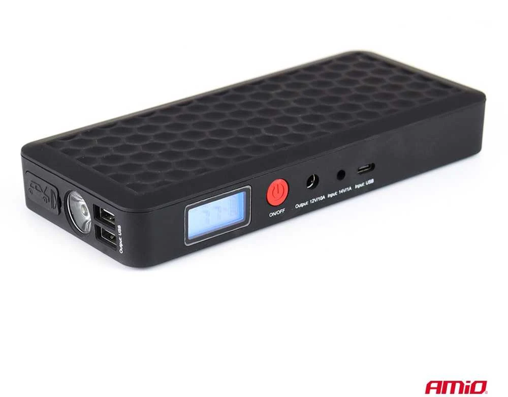 Nešiojamas užvedimo įrenginys / Powerbank 12V 4Ah 800A SJ02 AMIO-02524