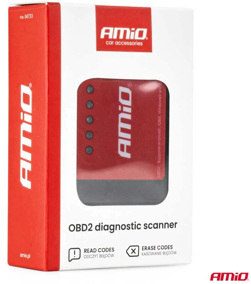 OBD2 BT XL diagnostikos skaitytuvas (Bluetooth) AMIO-04733