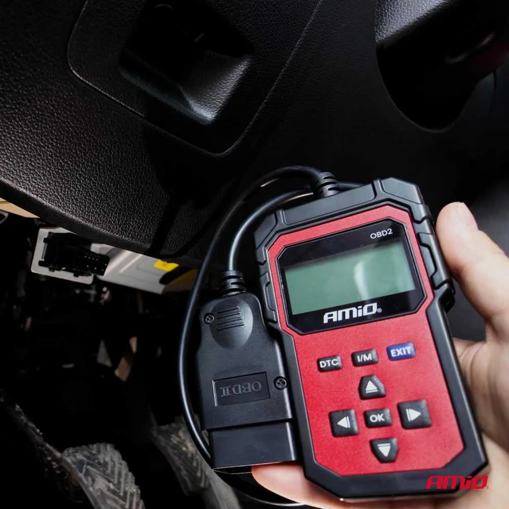 OBD2 diagnostikos skaitytuvas AMIO-04730, 155×85×25 mm