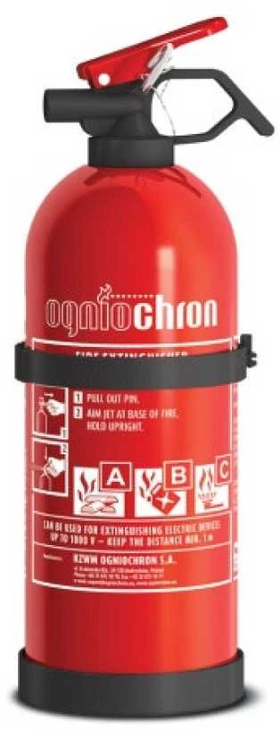 OGNIOCHRON Miltelinis gesintuvas su manometru ABC 1kg