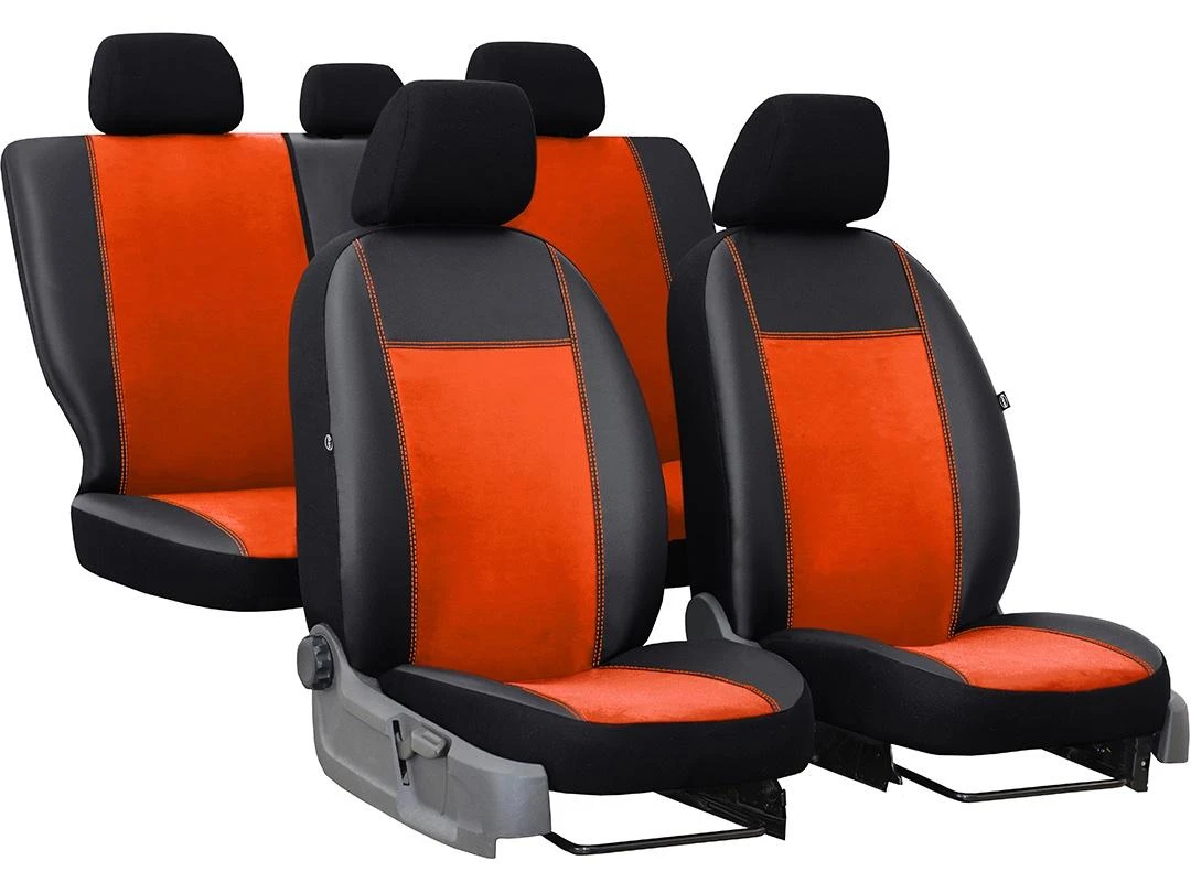 ES EXCLUSIVE sėdynių užvalkalai (eko oda, alcantara) Volkswagen Touran I 2003-2010m. (7 vietų)