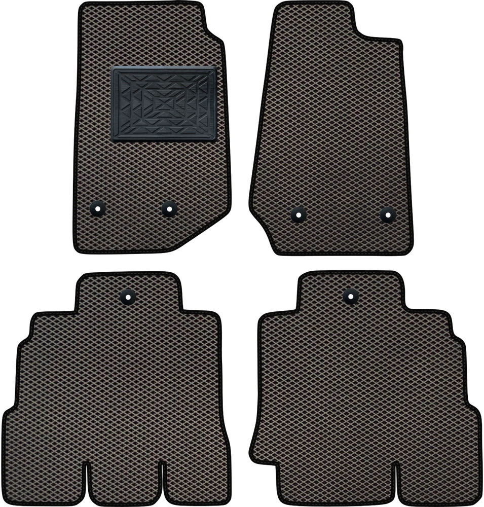 Evatech Polimeriniai EVA kilimėliai Jeep Wrangler JK 5 durų 2007-2018m.