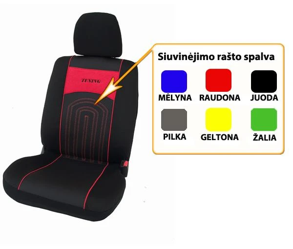 ES PROTECTOR sėdynių užvalkalai (medžiaginiai) Peugeot 307 SW 2005-2008m.