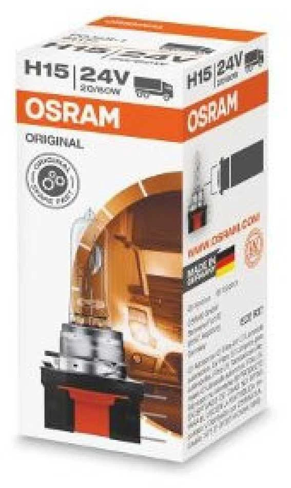 OSRAM Automobilinė lemputė H15 20/60W 24V PGJ23T 1vnt