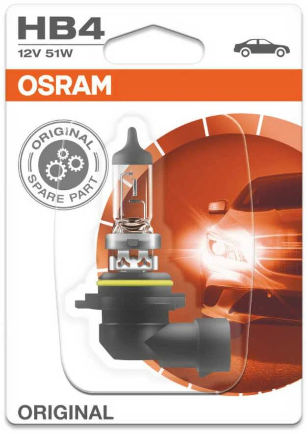 OSRAM Automobilinė lemputė HB4 51W 12V P22D (amerikietiškiems automobiliams) 1vnt