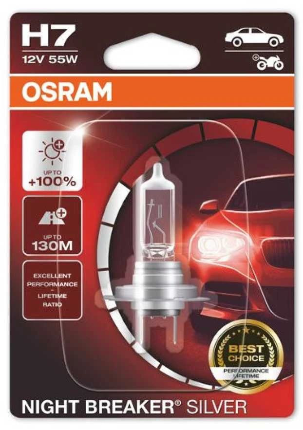 Osram LEMP AUT60/55W 12V P43T 10XBLI1 H4