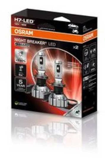 OSRAM automobilinė lemputė NIGHT BREAKER LED H7 Street Legal Smart 16W 6000K, 2vnt