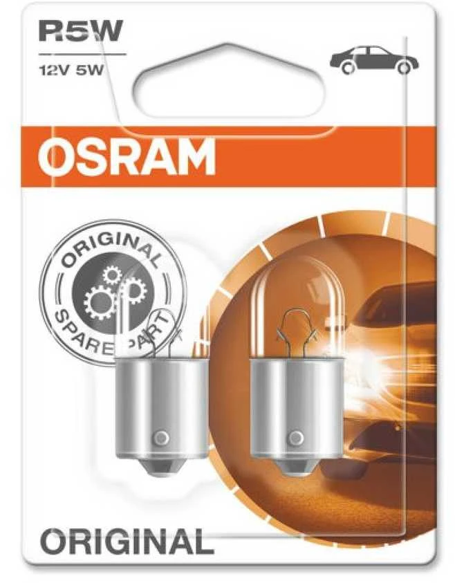 OSRAM Automobilinės lemputės 5W 12V BA15S 2vnt