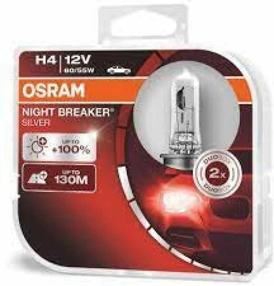 Osram Night Breaker Silver H4 2vnt pakuotė
