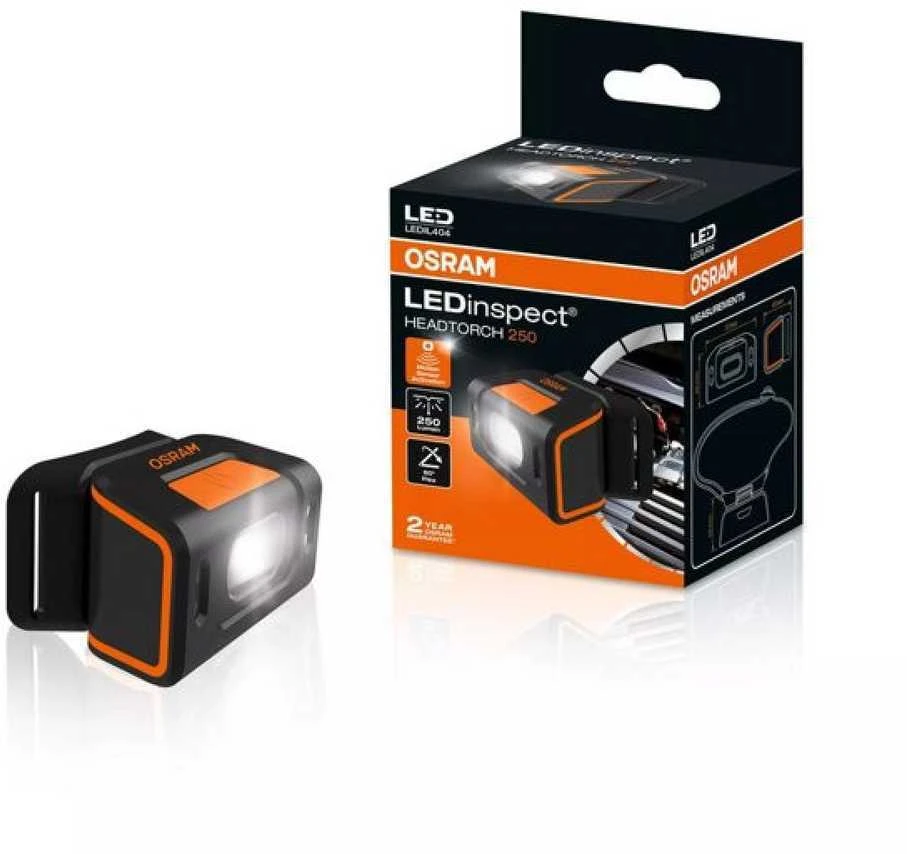 OSRAM LEDinspect HEADTORCH 250 (LEDIL404), Apžiūros lempa ant galvos