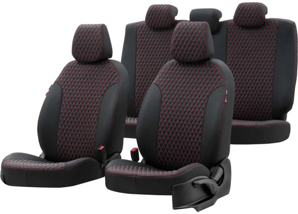 Otom Amsterdam sėdynių užvalkalai (eko oda) Renault Trafic II 2001-2014m. (2 vietų) 1+1