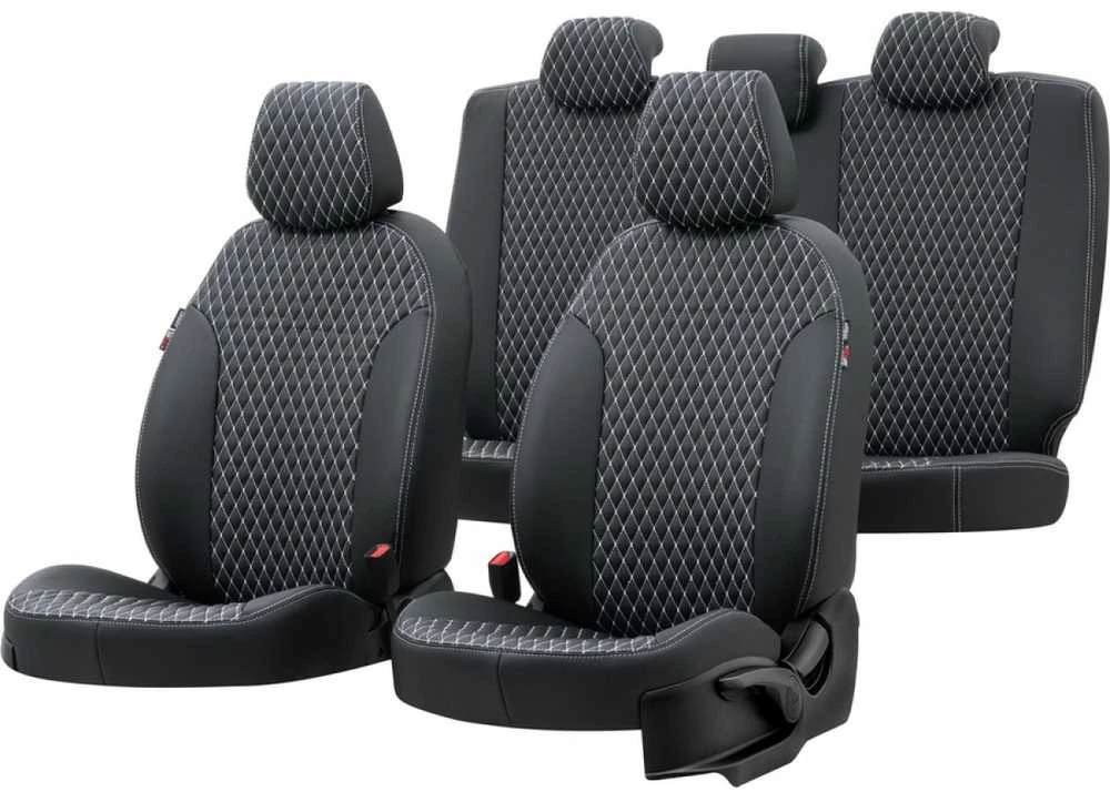Otom Amsterdam sėdynių užvalkalai (eko oda) Renault Trafic II 2001-2014m. (2 vietų) 1+1