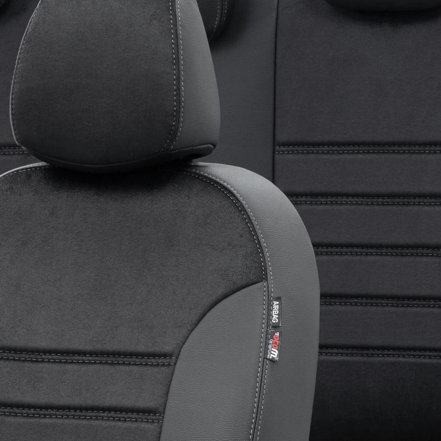 Otom Milano sėdynių užvalkalai (eko oda, medžiaginiai) Nissan Qashqai I +2 2009-2013m. (7 vietų)