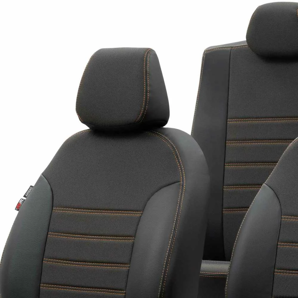 Otom Paris sėdynių užvalkalai (eko oda, medžiaginiai) Volkswagen T6 2015-2024m. (3 vietų)