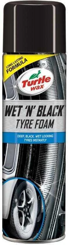 TURTLE WAX Wet N Juodas Foam, padangų juodiklis - putos, 500 ml
