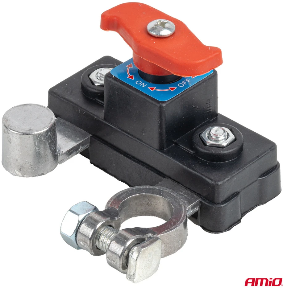 Pagrindinis akumuliatoriaus jungiklis 12/24V 250A AMIO-04831