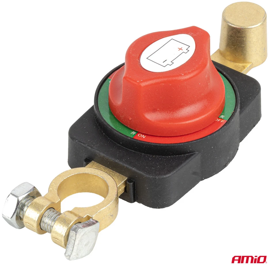 Pagrindinis akumuliatoriaus jungiklis 12–48V 275A AMIO-04830