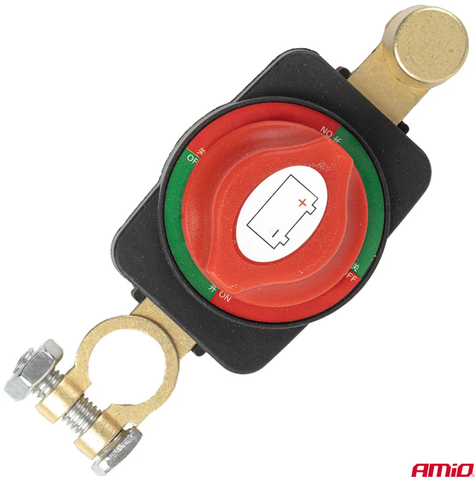 Pagrindinis akumuliatoriaus jungiklis 12–48V 275A AMIO-04830