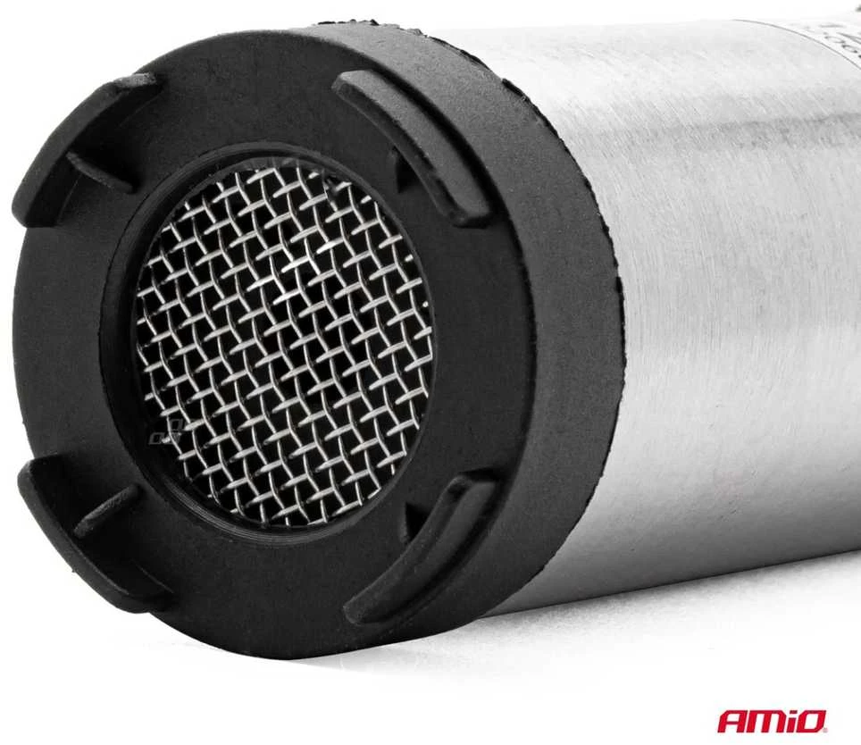 Panardinamoji elektrinė dyzelinio kuro siurbimo pompa 38mm 12V su automobilio uždegimo lizdo adapteriu AMIO-03242