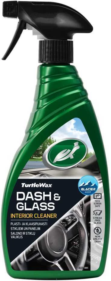 TURTLE WAX Dash&Glass Interior Cleaner, salono plastiko ir stiklų valiklis, 500 ml